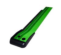 DUBTEDHOU Un Tapis de Jeu de Golf intérieur/extérieur Port Golf Putting Mat with Auto Ball Return Removable Baffle for Home Office Multicolor Multiple Sizes(Black,30 * 250cm/11.8 * 98.4inch)