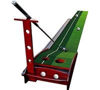 DUBTEDHOU Un Tapis de Jeu de Golf intérieur/extérieur Port Portable Wood Golf Putting Green Practice Mat Training Equipment Multicolor 3-3.5m(3.5m)
