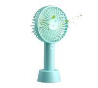 DUBTEDHOU Ventilateur Portable à Main, Ventilateur portatif avec Support de téléphone, Cyclone, Vent Fort(Style B)