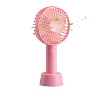 DUBTEDHOU Ventilateur Portable à Main, Ventilateur portatif avec Support de téléphone, Cyclone, Vent Fort(Style C)