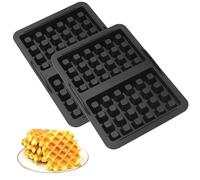 DUBUOZA 2 Pack Air Fryer Waffle Inserts Compatible avec Ninja af400eu, af451eu, sl400eu et af500de, Réutilisable
