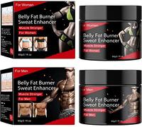 DUBUSH Abs Sculpting Cream, Fat Burner Sweat Cream, Muscle Growth Enhancement Hot Cream, Anti Cellulite Firming Cream for Belly and Arms, Slimming Cream for Women and Men