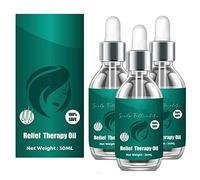 DUBUSH Huile de soulagement de la folliculite du cuir chevelu - Remèdes naturels pour cheveux et cuir chevelu pour tous les types de cheveux, 30 ml