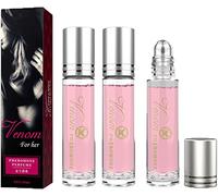 DUBUSH Parfum aux phéromones pour Femme Roll on Parfum Parfum de fête Huile de phéromone pour Les Femmes pour Attirer Les Hommes Parfum aux phéromones de Longue durée pour Les Femmes