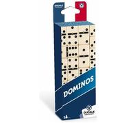DUCALE Dominos en bois - 28 pièces, boîte compacte avec fermeture, jeu 2-4 joueurs