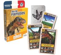 Ducale - Jeu de 7 Familles Les Dinos - Jeu de Cartes Enfants - Dinosaures - A partir de 4 ans