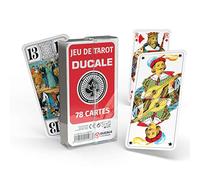 Ducale, Le Jeu Français Jeu de Tarot 78 Cartes -A partir de 6 ans, Boîte Plastique Multicolore