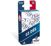 Ducale, le jeu français- Lot de 12 18mm dés-Jeu de Voyage, 130010723