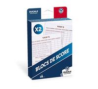 Ducale - Lot de 2 blocs de Score Yams -, Français