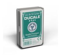 Ducale Origine - Jeu de 32 Cartes à Jouer Premium - Design Moderne et Élégant avec Boîte de Rangement - Idéal pour Belote et Manille - Jeux Populaires Via QR Code - Fabriqué en France
