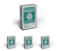 Ducale Origine - Jeu de 32 Cartes - Jeu de Belote - Boîte Plastique (Lot de 4)