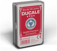 Ducale Origine - Jeu De 54 Cartes - Jeu De Poker, Président, Palmito, 8 Américain - Coloris Aléatoire (Bleu Ou Rouge) - Boîte Plastique[Z110]