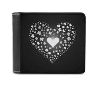 ducanll Portefeuille fin pour homme, portefeuille en cuir avec blocage RFID, cadeaux d'anniversaire pour homme, Love Clover, 11.7x9.5cm, Love Clover