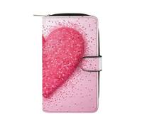 ducanll Portefeuille pour femme avec plusieurs emplacements pour cartes et compartiment pour téléphone portable, Amour romantique., 19.7cm length, 11cm width, 3.5cm thickness