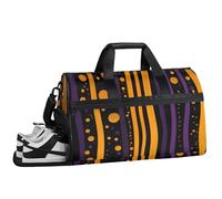 ducanll Sac de sport abstrait pour homme et femme, sac de voyage moyen de 43 L, motif ligne de sport, sac de voyage pour homme avec compartiment à chaussures, sacs à main pour avions et femmes, Motif