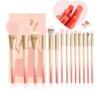 DUcare Set de 14 Pinceaux de Maquillage, Coffret Cadeau pour Cosmétique, Idéal pour la Saint-Valentin / Fête des Mères / Anniversaire
