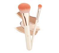 DUcare - Set de 2 Pinceaux Maquillages Combinés Professionnels : Contouring Précis & Blush Estompé - Créez un Teint Sculpté et Un Effet Éclatant