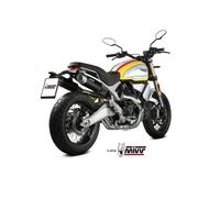 Silencieux Slip-On Noir MIVV GP Homologué Pour Ducati SCRAMBLER 1100 2018-2020