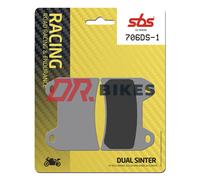 Ducati 848 Nicky Hayden Edition 2010 SBS Double Fritté Frein Avant Pads 706DS-1