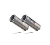 Ducati 999 2002-2008 Échappement GPR Double Slip-On M3 Titane Naturel