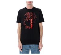 Ducati Corse Casque graphique Marc Marquez T-Shirt Noir L unisex
