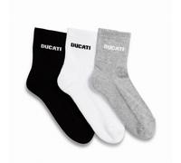 Ducati Fitness Sport 3er Pack De Chaussettes Noires Grises Blanches 2024