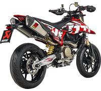Ducati Hypermotard 698 ABS 2024 Silencieux Akrapovic Slip-On Line S-D6SO2-HAPLT