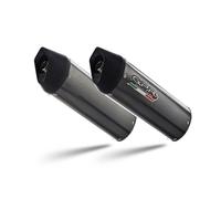 Ducati Monster 1100 2009-2010 Échappement GPR Double Slip-On Furore Poppy