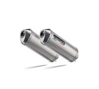 Ducati Monster 600 1993-2003 Échappement GPR Double Slip-On Satinox