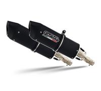 Ducati Monster 696 2008-2014 Échappement GPR Double Slip-On Furore Nero