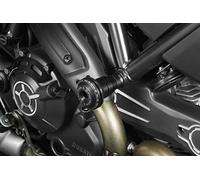 Ducati Scrambler 800 - Cadre Coulisses 'Warrior' (D-0201) - Aluminium Protection Anti-chute Crash Barre Coque - Visserie Incluses - Accessoires De Pretto Moto (DPM Race) - 100% Made in Italy