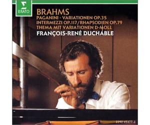Duchâble, François-René - Brahms - Variations sur un Thème de Paganini / Variations op. 19 / Rhapsodies op. 79 ...