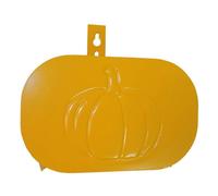 DUCHESNAY-Support tuyau métal mural citrouille orange