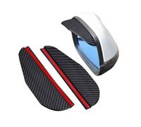 DUCHSAN 2Pcs Protection Pluie Rétroviseur pour Ford Kuga 2 2012-2019 (5-Türer, SUV), Visière de Miroir Latéral en Fibre de Carbone Garde-Boue Pare-Soleil Auto