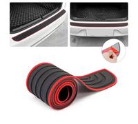 DUCHSAN Protection Pare Choc Voiture pour Mercedes Benz EQE SUV 2022-, Bande Autocollante de Protection de Seuil de Coffre de Voiture,Bandes Décoratives Auto,Black and Red