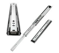 Duchunsheng 1 Paire Rail Coulissant Tiroir Charge Lourde 600 800 1200 1500mm - Coulisses À Billes Extension Complète - avec Serrure - Montées sur Le Côté - Industriels Coulisse De Tiroir Rails