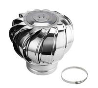 Duchunsheng Extracteur De Fumée Cheminée INOX Chapeau Cheminée Extracteur De Fumées Rotatif pour Poêle pour Diamètre 150mm 200mm 250mm 300mm 400mm, Extracteur Rotatif Grille D Aeration Bateau