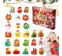 Duck Advient Calendar - Festive Adveint Calendar 2025 Kids | Counom À Rebours De Noël Cailendar | Kids Bath Dueck Adapté Aux Surprises De Vacances, Dailly Christmaas Fun, Baths Time Play, Giftts