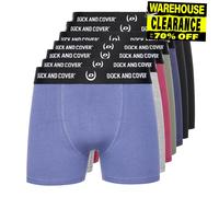 Duck And Cover Anvilli Hommes Confort 7pk Short Boxer Multicolore Assortis