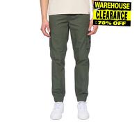 Duck And Cover Chesser Pantalon Cargo Pour Homme Avec Poches Designer Chino Noir