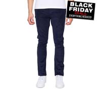 Duck And Cover Cordsome Confort Flexible Pantalon Décontracté Hommes Marine