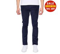 Duck And Cover Cordsome Confort Flexible Pantalon Décontracté Hommes Marine