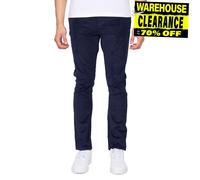 Duck And Cover Cordsome Confort Flexible Pantalon Décontracté Hommes Marine