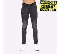 Duck And Cover Maylead Jeans Noirs Pour Hommes Casual Designer Mode