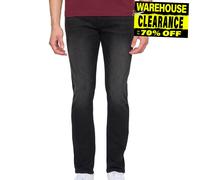 Duck and Cover – Pantalon en jean Overburg Tapered pour homme – Noir