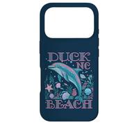 Duck Beach NC Dolphin Lover Coloré Beach Souvenir Coque pour iPhone 17 Pro