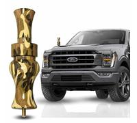Duck Call Truck Antenne courte de 14 cm en aluminium anodisé ultra résistant Kit universel s'adapte à la plupart des camions, y compris F150, F250, signal clair, accessoires et cadeaux uniques pour