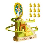 Duck Climbing Stairs - ABS - Jouet à rouler électrique pour enfants - 9 canards avec LED Flashing Lights Music, Stair Climbing Playset For Boys and Girls, Fun Indoor Activity, Safe For Children