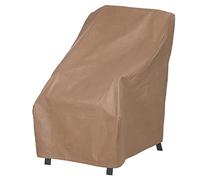 Duck Covers Essential Housse de chaise de patio à dossier haut, résistante à l'eau, 66 cm, housse de chaise empilable pour mobilier d'extérieur