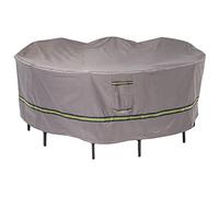 Duck Covers Soteria Table de Patio Ronde imperméable avec Housse de Chaise-Chaise 18 cm